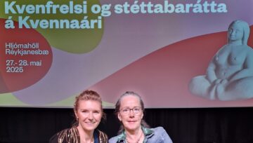 Vel heppnuð Kvennaráðstefna ASÍ – Aga og Ósk á staðnum
