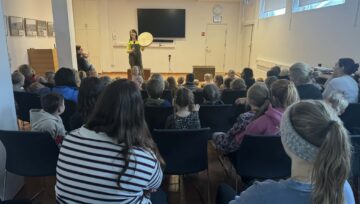 Sögustund í fundarsal stéttarfélaganna