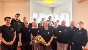 Kveður eftir 46 ára samfellt starf við fiskþurrkun á Laugum