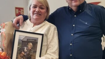 Anna Júlíusdóttir heiðruð