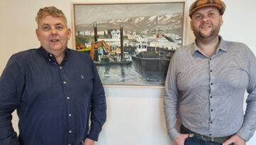 Rúnar frambjóðandi á ferðinni